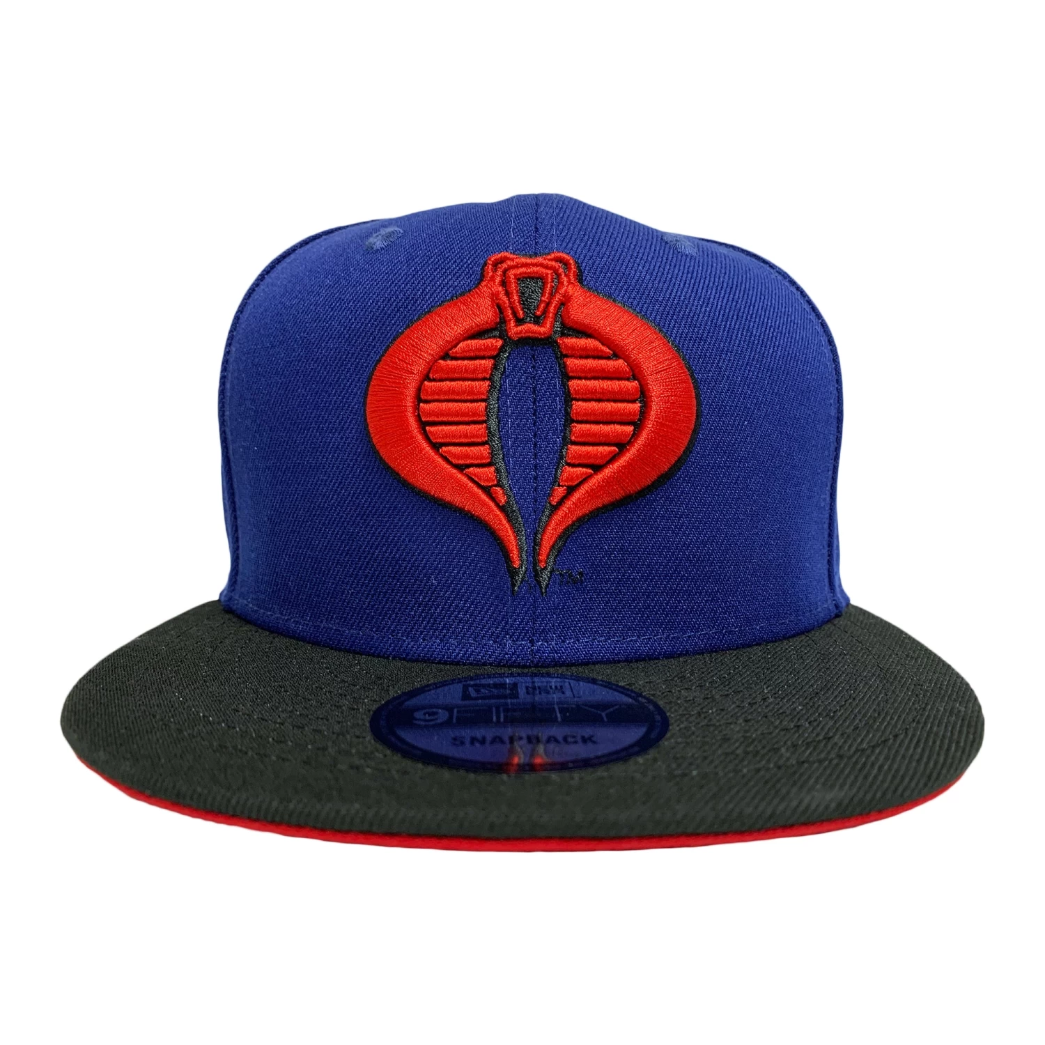 New Era 9FIFTY G.I. Joe Cobra Logo Snapback Hat Cap Royal Black Red 1 New Era 9FIFTY G.I. Joe Cobra Logo Snapback Hat Cap Royal Black Red