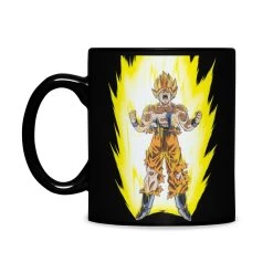 Dragon Ball Z Super Saiyan Goku 16 Oz. Heat Reactive Ceramic Coffee Mug