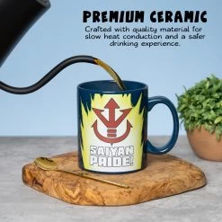 Dragon Ball Z Super Saiyan Vegeta Saiyan Pride 16 Oz. Ceramic Coffee Mug -Anime Peripherals dbz 2 extra lifestyle infographic jpeg