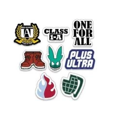 My Hero Academia Deku Plus Ultra Anime Sticker Symbols Die-Cut Set