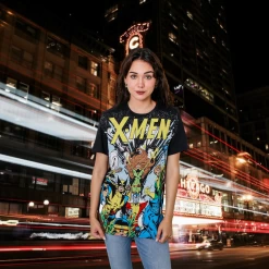 X-Men The Gang Marvel Comics Adult T-Shirt -Anime Peripherals dsscbezmsc3p1pb 1 photoroom 7