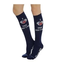 Doctor Who I Heart The Doctor Womens Knee High Socks