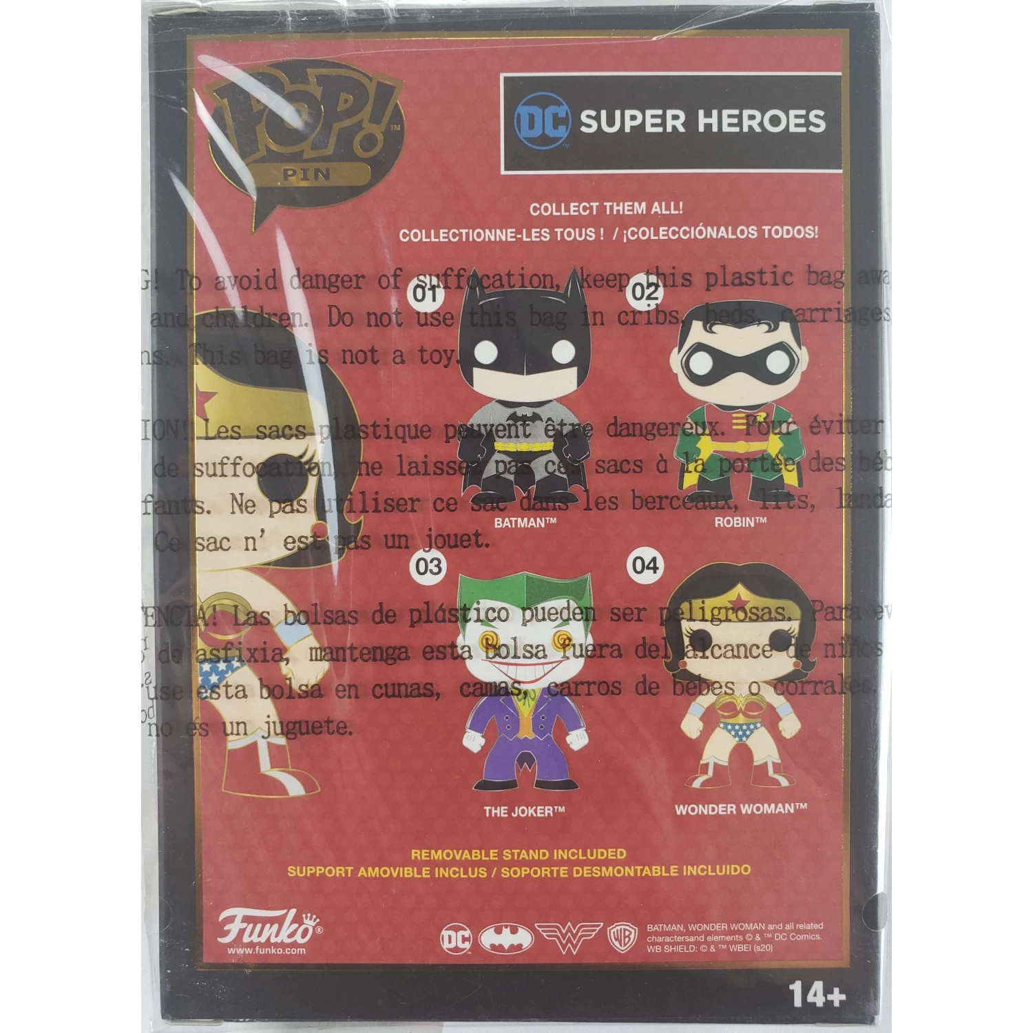 DC COMICS Funko Pop! Pin - DC Super Heroes Wonder Woman #04 Enamel Pin 2 DC COMICS Funko Pop! Pin - DC Super Heroes Wonder Woman #04 Enamel Pin - Image 2