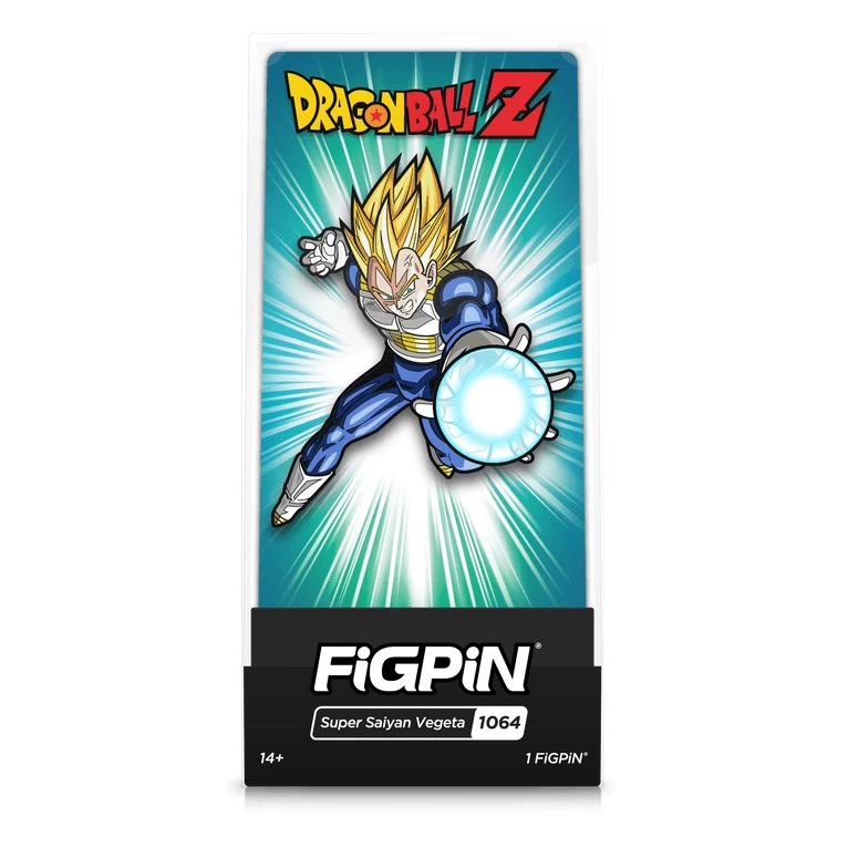 FiGPiN - Dragon Ball Z - Super Saiyan Vegeta 1064 Pin 2 FiGPiN - Dragon Ball Z - Super Saiyan Vegeta 1064 Pin - Image 2