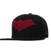 DC COMICS Red Hood Symbol New Era 9Fifty Black Scarlet Snapback Cap Hat