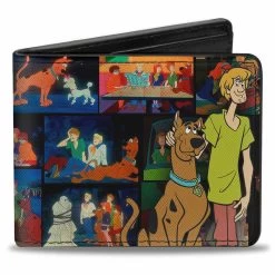 Scooby-Doo Scooby Doo & Shaggy Pose/Scene Blocks Bi-fold Wallet