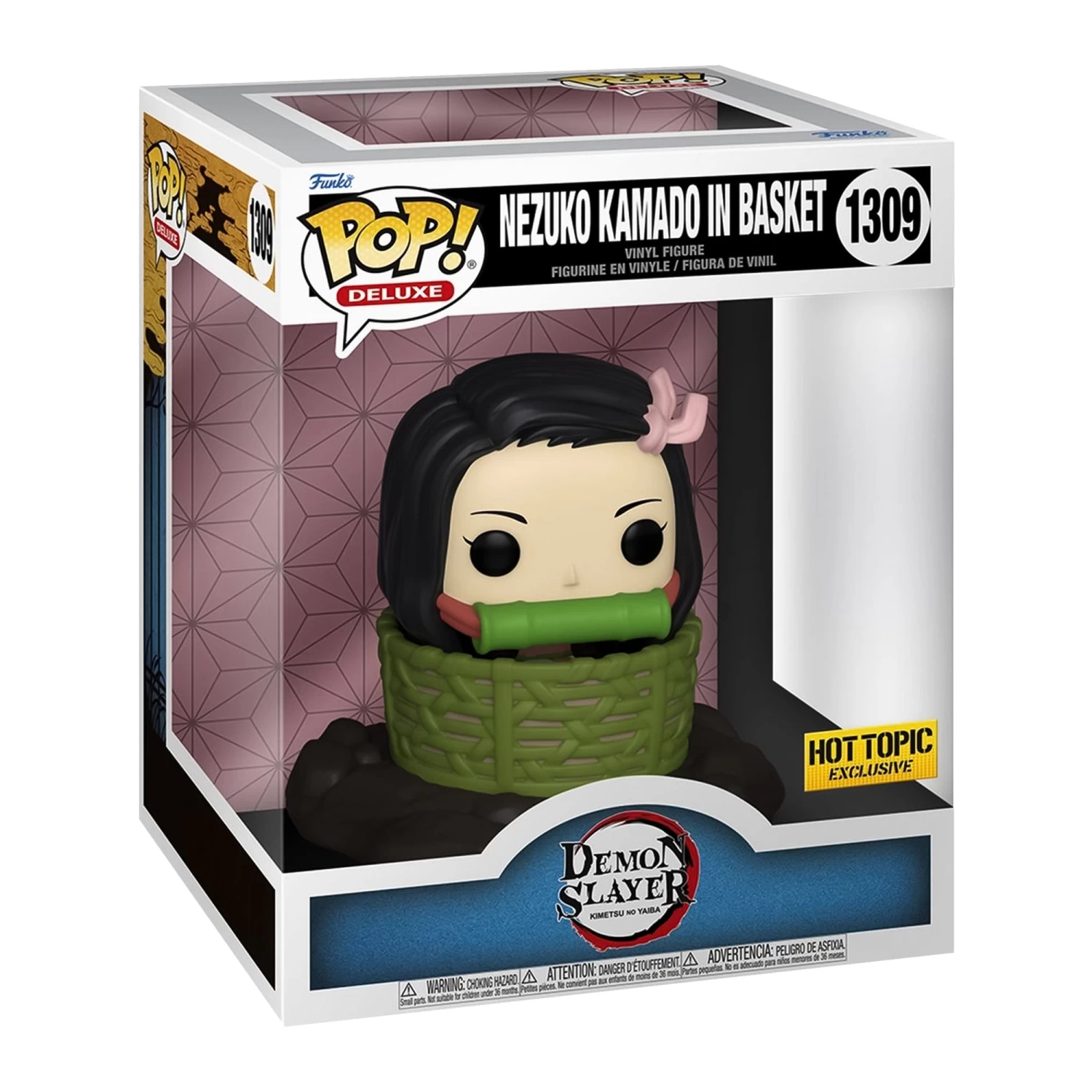 Funko Pop! Deluxe: Demon Slayer Kimetsu No Yaiba - Nezuko Kamado In Basket Hot Topic Exclusive 2 Funko Pop! Deluxe: Demon Slayer Kimetsu No Yaiba - Nezuko Kamado In Basket Hot Topic Exclusive - Image 2