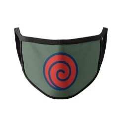 Naruto Shippuden Kakashi Uzamaki Symbol Face Mask Cotton Double Layer Reusable Washable Mask