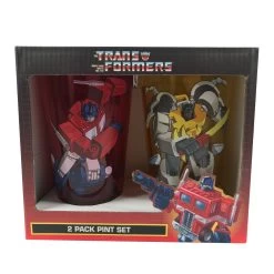 Transformers Autobots Optimus Prime And Grimlock 2 Pack Pint Glass Set -Anime Peripherals gs2 trn abot 2