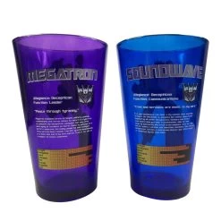 Transformers Decepticons Megatron And Soundwave 2 Pack Pint Glass Set -Anime Peripherals gs2 trn mgasw 4