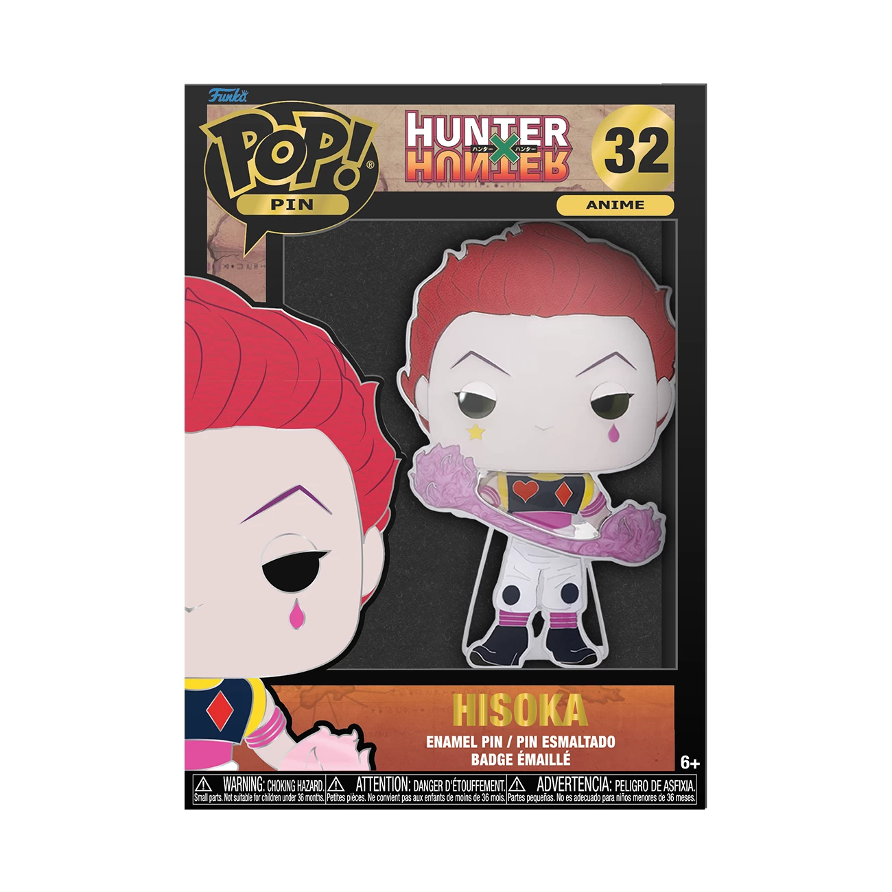 Funko Pop! Pins: Hunter X Hunter - Hisoka 2 Funko Pop! Pins: Hunter X Hunter - Hisoka - Image 2