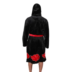 Naruto Shippuden Akatsuki Costume Bath Robe Fleece Anime Bathrobe -Anime Peripherals img0587 removebg