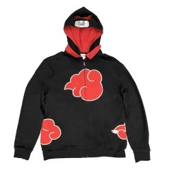 Naruto Shippuden Itachi Akatsuki Hidden Leaf Symbol Cosplay Hoodie With Headband