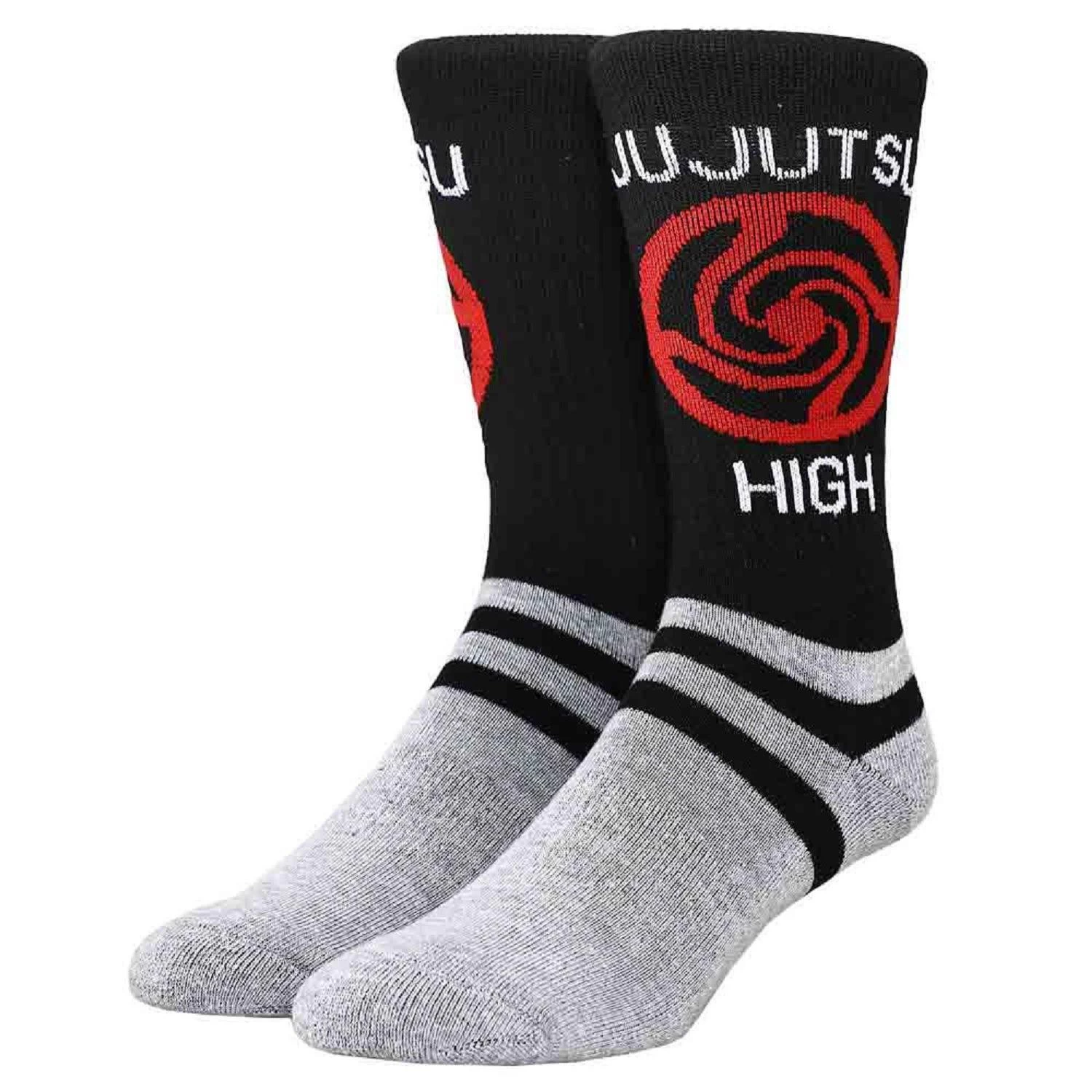 Jujutsu Kaisen - Jujutsu High Symbol Anime Adult Crew Socks 1 Jujutsu Kaisen - Jujutsu High Symbol Anime Adult Crew Socks