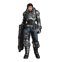 FiGPiN AP Artist Proof Gears Of War Kait Diaz 274 Collectible Enamel Pin