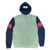 Naruto Shippuden Kakashi Hatake Cosplay Military Style Hoodie With Headband
