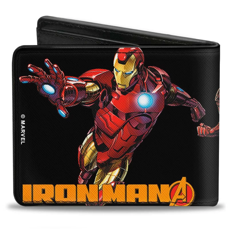 Iron Man Avengers Marvel Comics Adult Bi-Fold Wallet 2 Iron Man Avengers Marvel Comics Adult Bi-Fold Wallet - Image 2