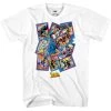 X-Men 90's Trading Cards Collection By Jim Lee Marvel Comics Adult T-Shirt