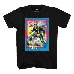 X-Men Cyclops 90's Trading Card By Jim Lee Marvel Comics Adult T-Shirt