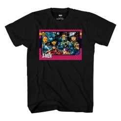 X-Men Blue Team 90's Trading Card By Jim Lee Marvel Comics Adult T-Shirt