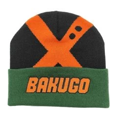 My Hero Academia Katsuki Bakugo Ballistic Nylon Anime Beanie