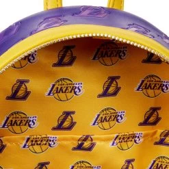 Loungefly NBA Los Angeles Lakers Logo Mini Backpack -Anime Peripherals nbabk0001lfnbalalakersdebossedlogominipackpack inside 0431000x