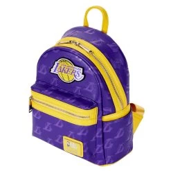 Loungefly NBA Los Angeles Lakers Logo Mini Backpack -Anime Peripherals nbabk0001lfnbalalakersdebossedlogominipackpack top 0401000x