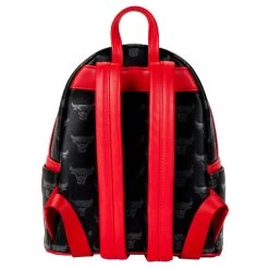 NBA Chicago Bulls Logo Mini Backpack Double Strap Shoulder Bag Purse -Anime Peripherals nbabk0003lfnbachicagobullsdebossedlogominibackpack back 0291000x
