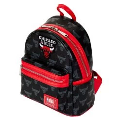 NBA Chicago Bulls Logo Mini Backpack Double Strap Shoulder Bag Purse -Anime Peripherals nbabk0003lfnbachicagobullsdebossedlogominibackpack top 0281000x