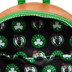 Loungefly NBA Boston Celtics Basketball Logo Mini Backpack -Anime Peripherals nbabk0006lfnbabostoncelticsbasketballminibackpack inside 0481000x