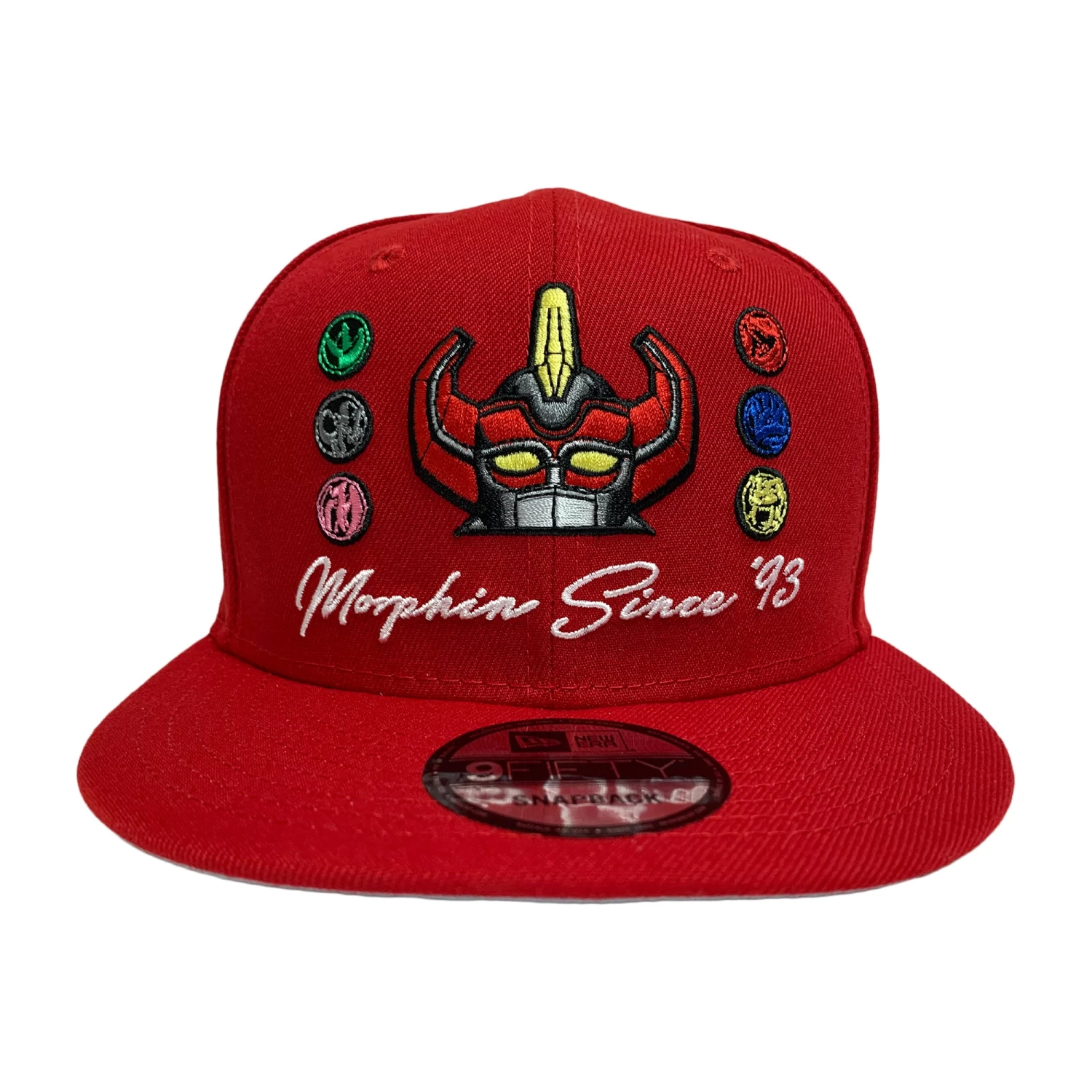 New Era 9FIFTY Power Rangers Morphin Since '93 Snapback Hat Cap 1 New Era 9FIFTY Power Rangers Morphin Since '93 Snapback Hat Cap