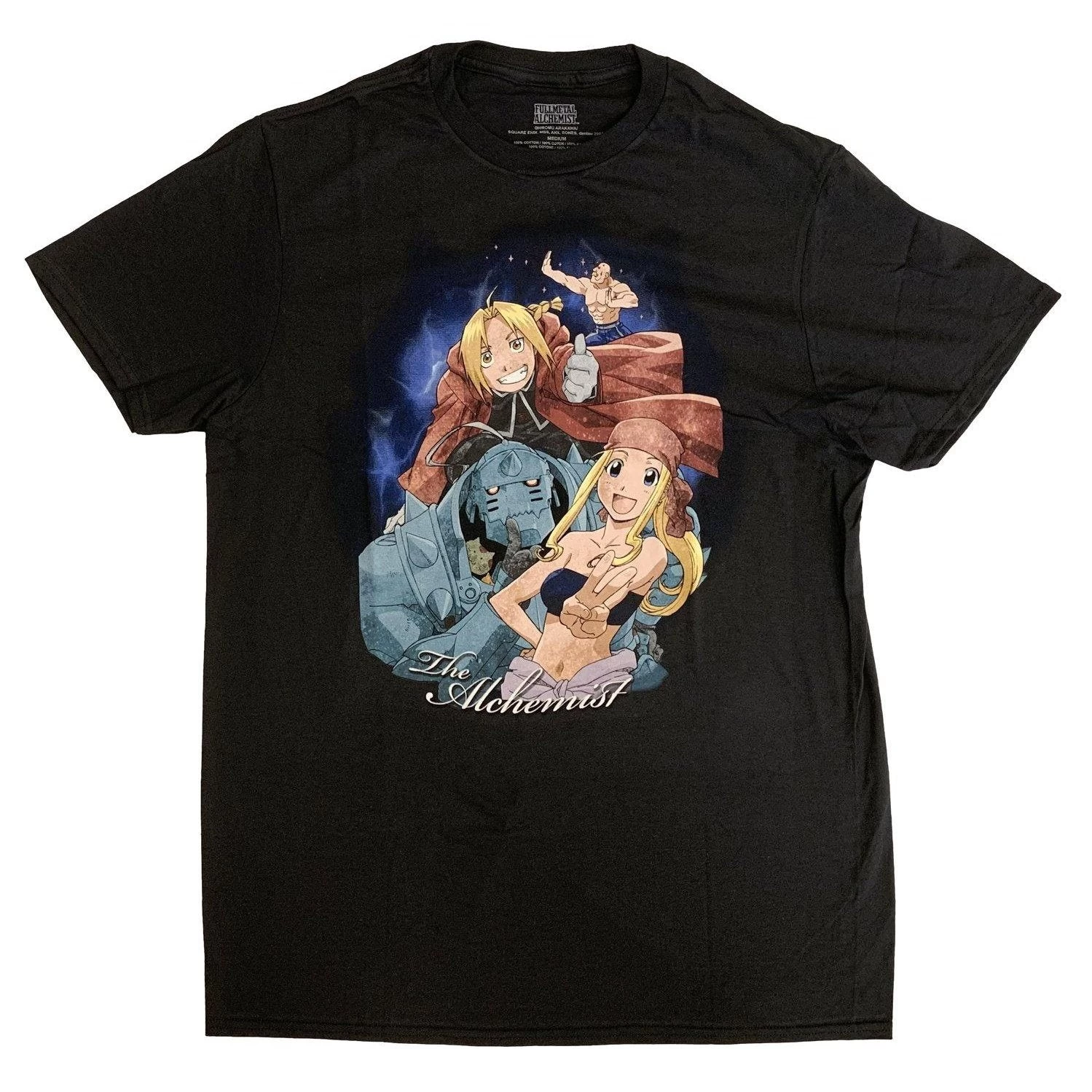 Fullmetal Alchemist - The Group Anime Adult T-Shirt 1 Fullmetal Alchemist - The Group Anime Adult T-Shirt