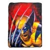 X-Men Wolverine Claw By Greg Horn Marvel Fleece Throw Soft Lightweight Blanket 45x60 Inches