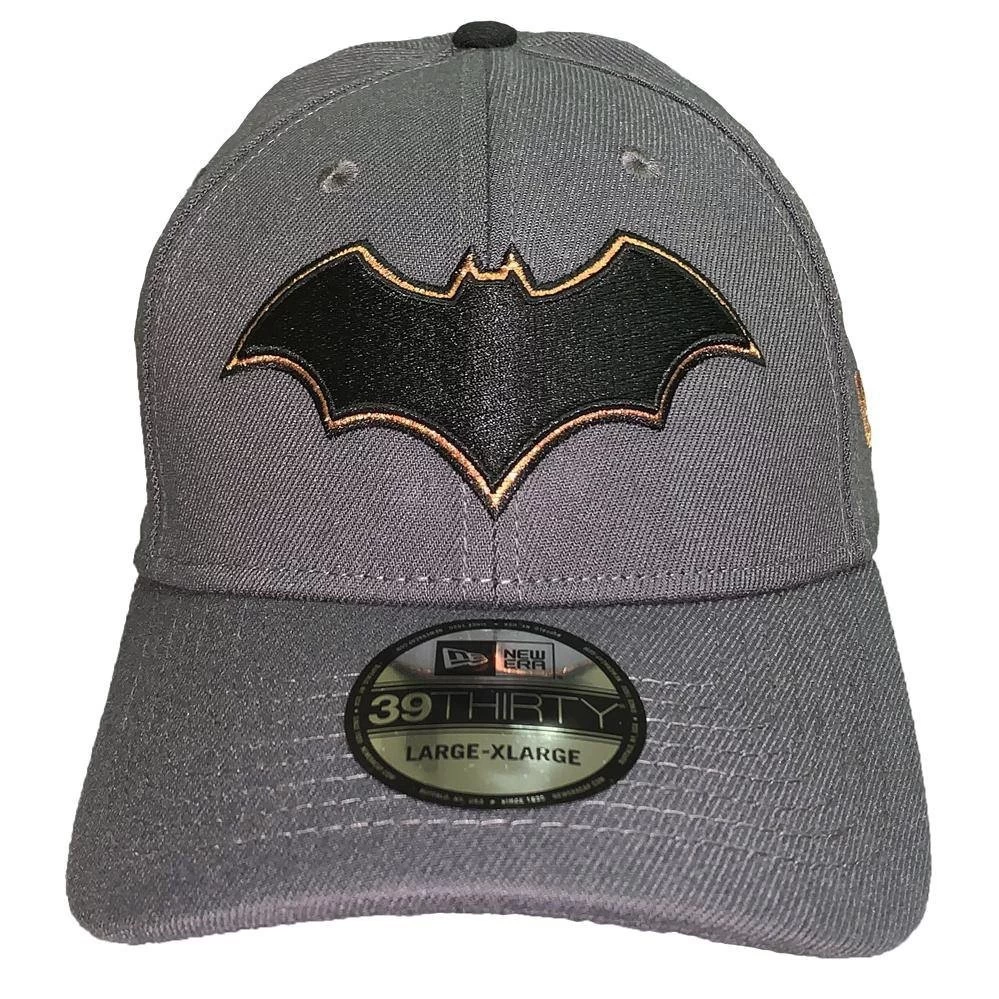 New Era 39THIRTY Fitted Hat DC Comics Batman Rebirth Logo 80th Size L/XL 1 New Era 39THIRTY Fitted Hat DC Comics Batman Rebirth Logo 80th Size L/XL