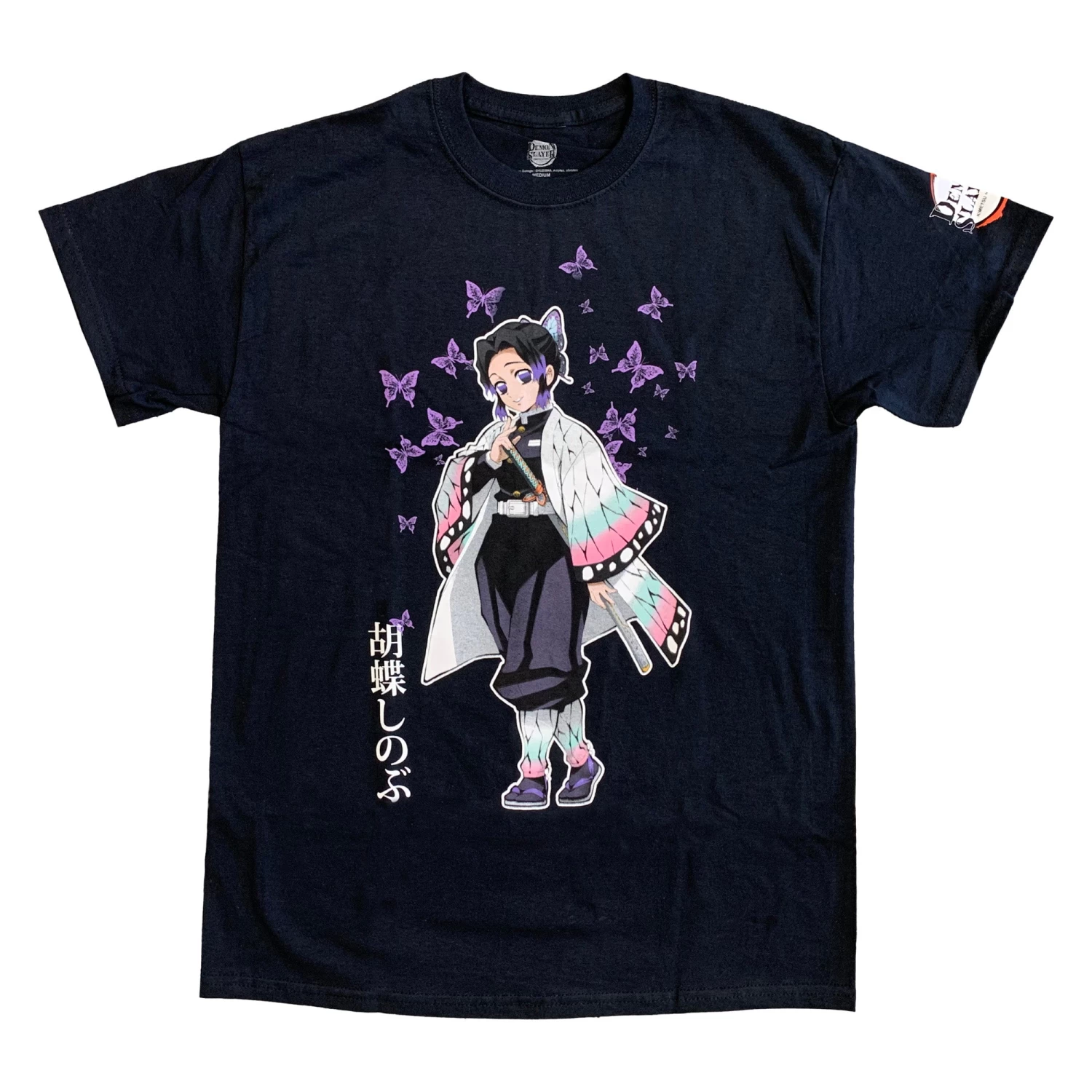 Demon Slayer - Shinobu Kocho Licensed Adult T-Shirt Great Eastern Entertainment 1 Demon Slayer - Shinobu Kocho Licensed Adult T-Shirt Great Eastern Entertainment