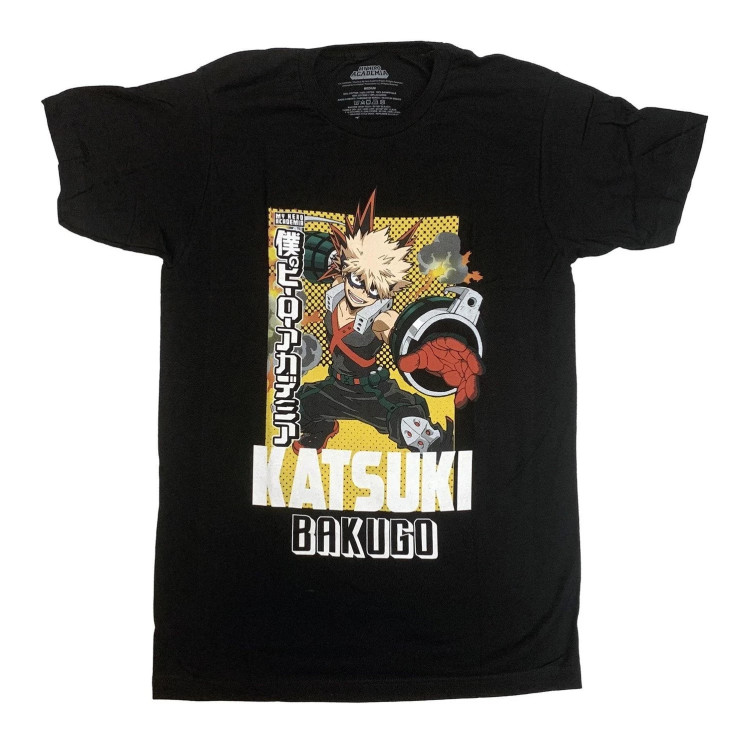 My Hero Academia Katsuki Bakugo Anime Adult T-Shirt 1 My Hero Academia Katsuki Bakugo Anime Adult T-Shirt