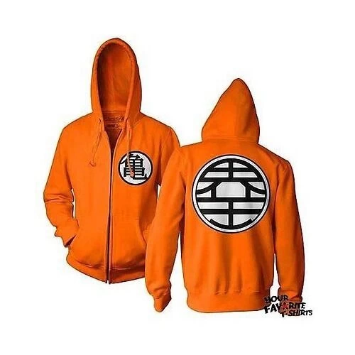 Dragon Ball Z DBZ Kame Symbol Goku Anime Adult Zip Up Hoodie 1 Dragon Ball Z DBZ Kame Symbol Goku Anime Adult Zip Up Hoodie