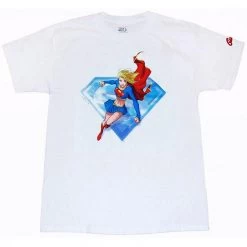 Supergirl Clouds By Michael Turner DC Comics Adult T-Shirt
