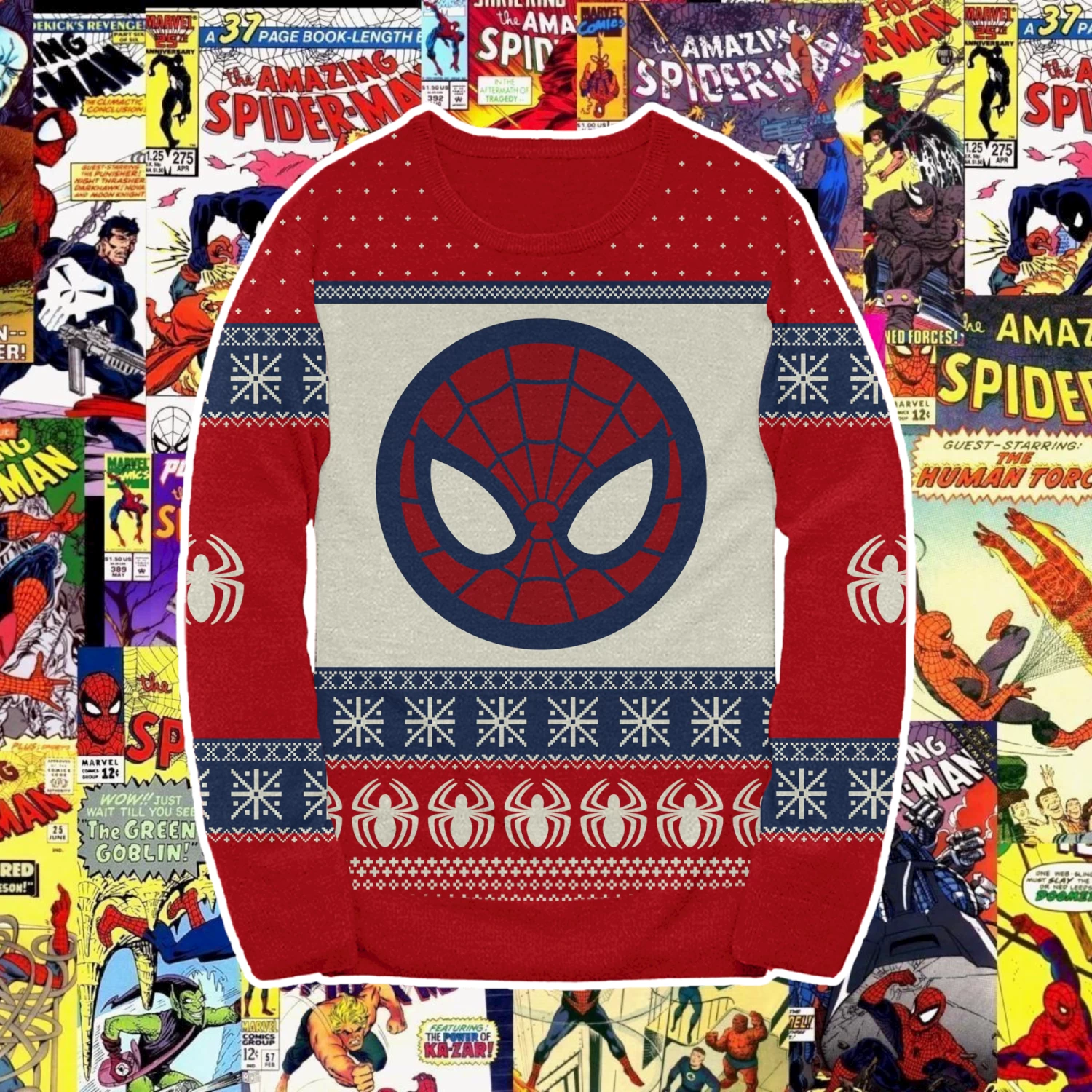 Marvel Spider-Man 90's Cover Torment Fleece Throw Blanket 2 Marvel Spider-Man 90's Cover Torment Fleece Throw Blanket - Image 2