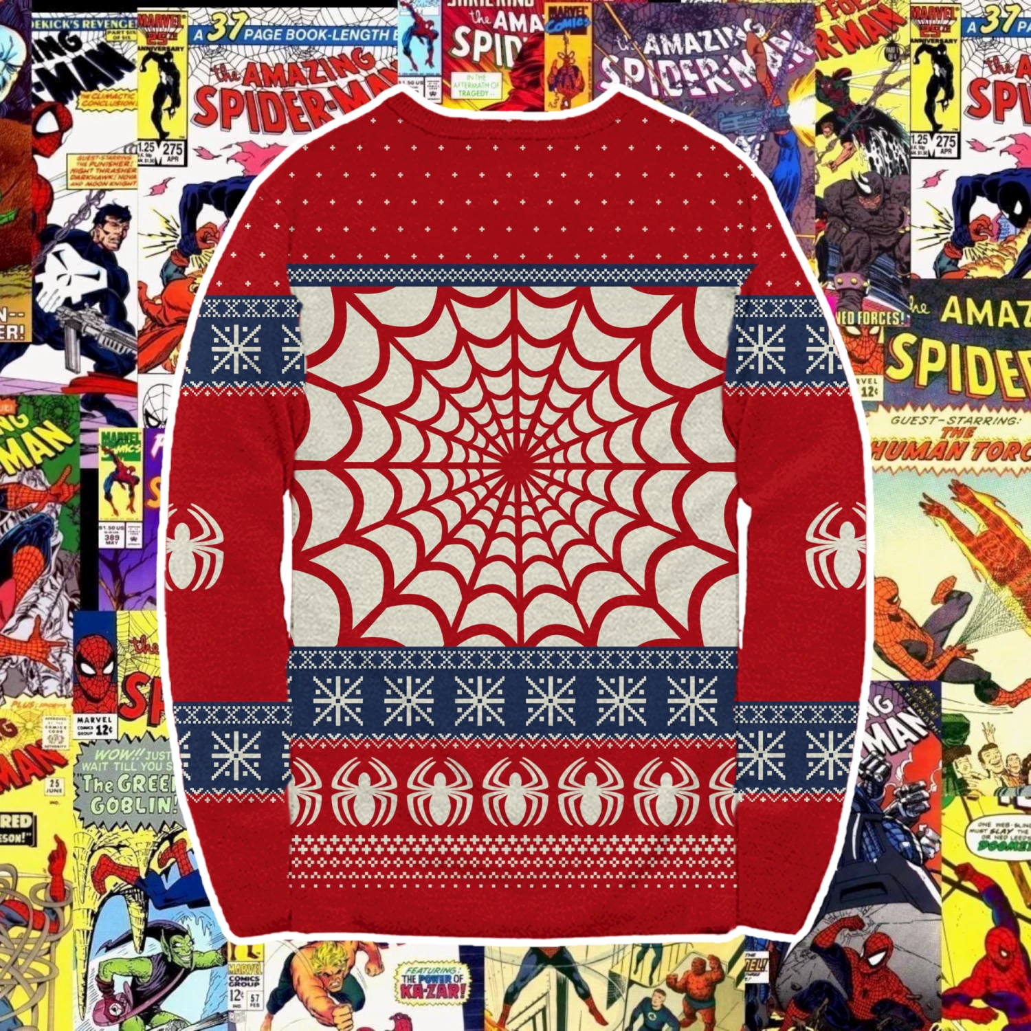 Marvel Spider-Man 90's Cover Torment Fleece Throw Blanket 3 Marvel Spider-Man 90's Cover Torment Fleece Throw Blanket - Image 3