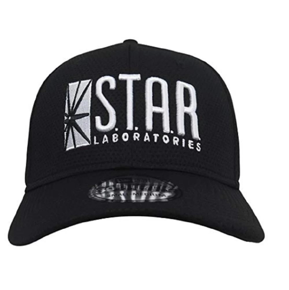 DC COMICS Star Labs Logo 39Thirty New Era Fitted Hat - Small/Medium 2 DC COMICS Star Labs Logo 39Thirty New Era Fitted Hat - Small/Medium - Image 2