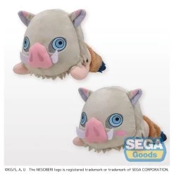 SEGA Demon Slayer Kimetsu No Yaiba Blushing Hashibira Inosuke Lay-Down Plush 15"