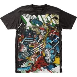 X-Men Wolverine Vs Omega Marvel Liscensed Adult T-Shirt