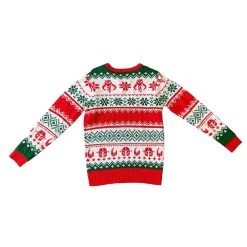 Star Wars The Mandalorian The Child With Lights Adult Ugly Christmas Sweater 5 Star Wars The Mandalorian The Child With Lights Adult Ugly Christmas Sweater -Anime Peripherals the child back