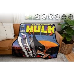 Marvel The Incredible Hulk Vs Wolverine Fleece Throw Blanket -Anime Peripherals wolverine 1 2