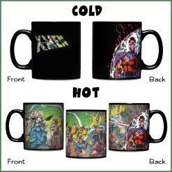 Marvel X-Men First Issue All Covers 90's Heat Reactive Coffee Mug -Anime Peripherals x men infographic hot cold jpeg