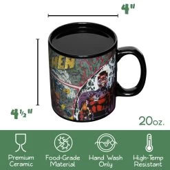 Marvel X-Men First Issue All Covers 90's Heat Reactive Coffee Mug -Anime Peripherals x men infographic measurements jpeg
