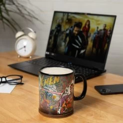 Marvel X-Men First Issue All Covers 90's Heat Reactive Coffee Mug -Anime Peripherals x men lifestyle on desk jpeg