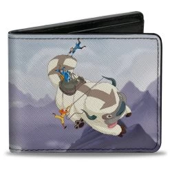 Avatar The Last Airbender Appa Carrying Group Bifold Wallet