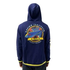 Marvel X-Men Xavier Institute Flight School Blackbird Anniversary Zip Hoodie -Anime Peripherals xmen hoodie 2